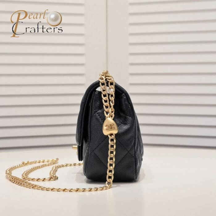 ⁦Chanel 23P Peach Hardware Shoulder Bag Handbag⁩ - الصورة ⁦2⁩