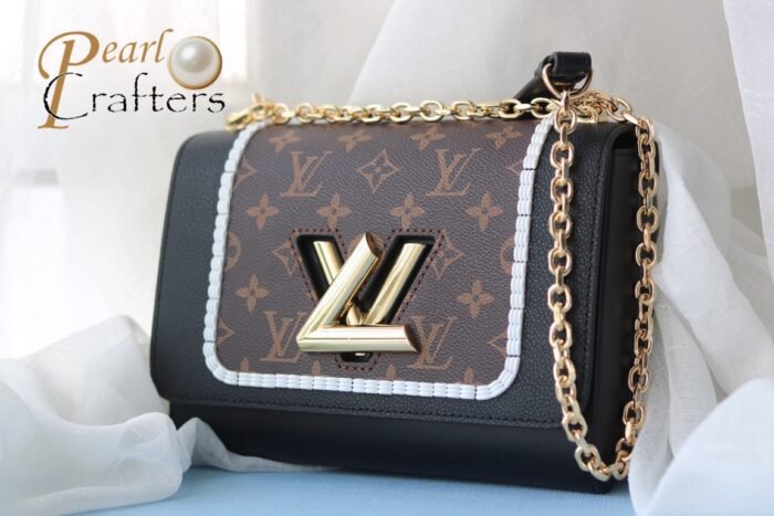 Louis Vuitton LV Twist Monogram Canvas Tote Shoulder Crossbody Bag - Image 1