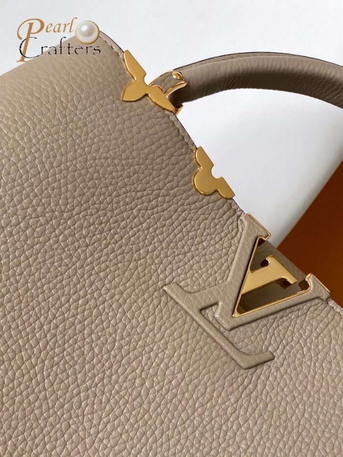 Louis Vuitton 10A Handbag Shoulder Bag Top Mirror Quality Version Capucines M54664 - Image 5