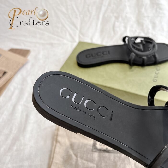 ⁦Gucci Slide Sandals Slipper TPU Mirror Version⁩ - الصورة ⁦6⁩