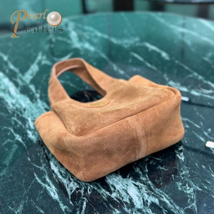 Prada mini suede tote bag 10A quality 1BA349 - Image 4
