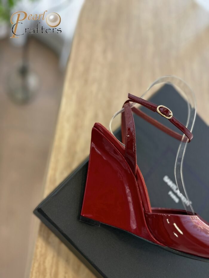 ⁦Saint Laurent YSL Heels Sandals Shoes⁩ - الصورة ⁦8⁩