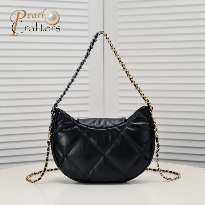 ⁦Chanel 19Bag Hobo Underarm Bag Shoulder Bag Handbag⁩ - الصورة ⁦3⁩