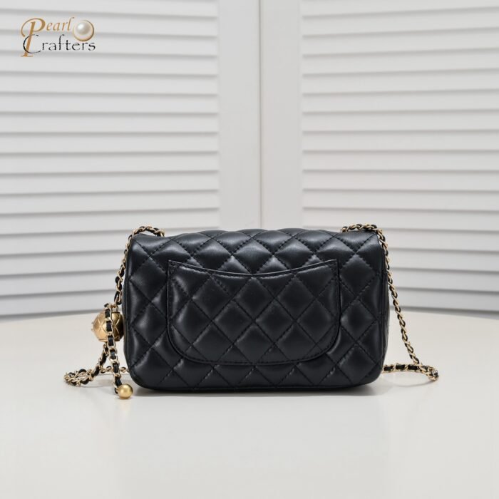 Chanel Cross Body Metal Ball Chain Shoulder Bag Handbag - Image 3
