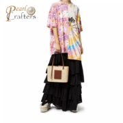 ⁦Loewe Basket Woven Square Tote Bag Handbag⁩ - الصورة ⁦2⁩