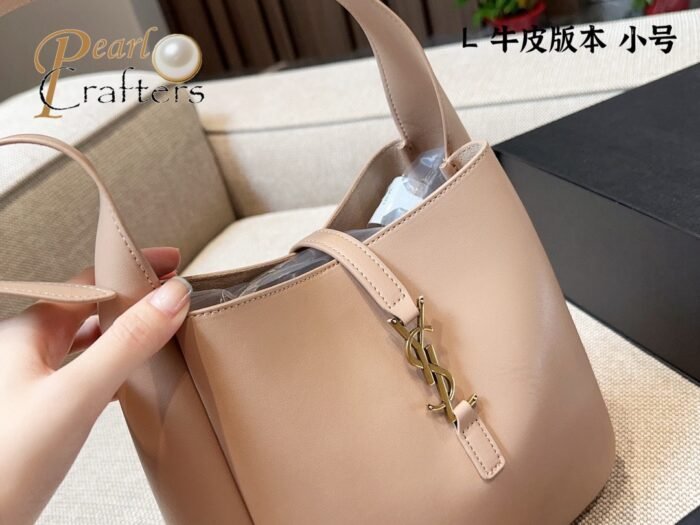 YSL Saint Laurent Rose Hobo Bucket Shoulder Bag Crossbody Bag - Image 2