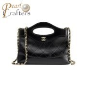 CHANEL 31 Mini Cowhide Shoulder Bag Black