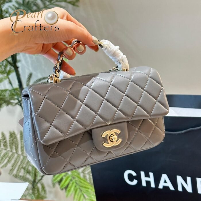CHANEL HANDLE MINI CF Handbag - Image 5
