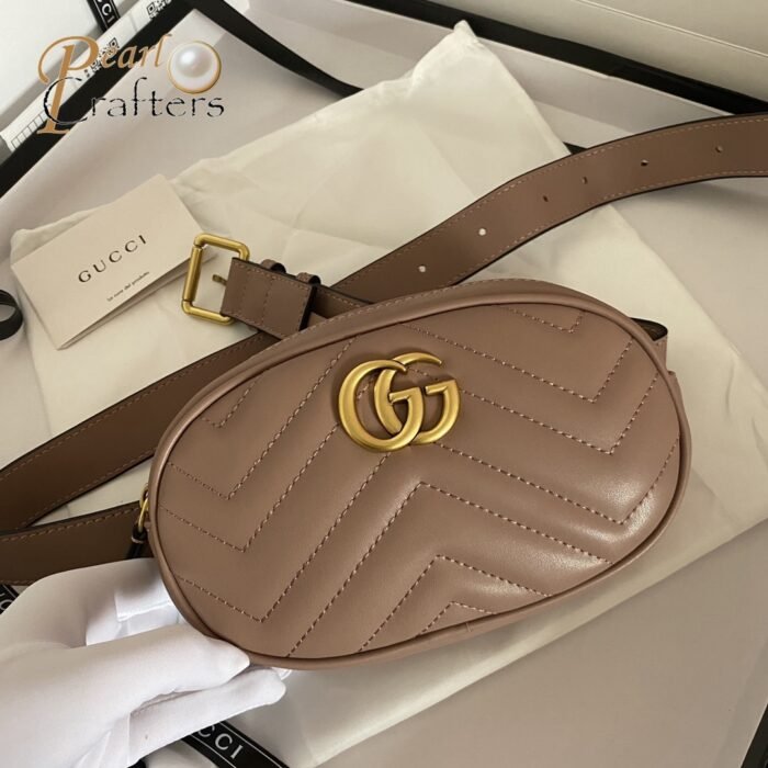 ⁦Gucci GG Marmont Waist Bag Belt Bag⁩ - الصورة ⁦4⁩