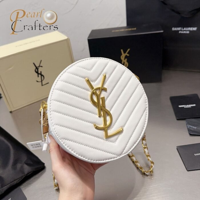 ⁦SAINT LAURENT YSL Vinyle Shoulder Bag⁩ - الصورة ⁦4⁩