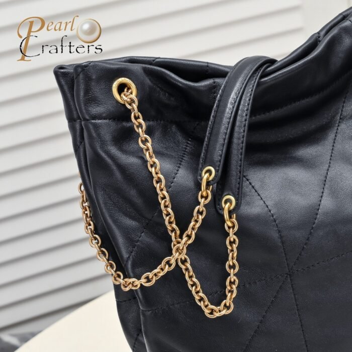 ⁦Saint Laurent YSL Pochon_Trash Bag Shoulder Bag Handbag⁩ - الصورة ⁦7⁩