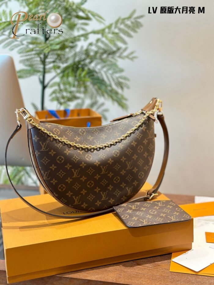 ⁦Louis Vuitton M46311 Hobo Loop Shoulder Bag Handbag⁩ - الصورة ⁦2⁩