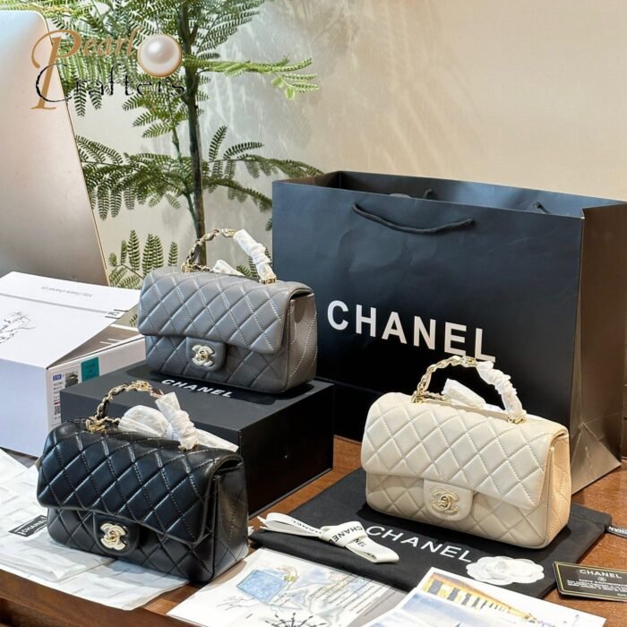CHANEL HANDLE MINI CF Handbag - Image 17