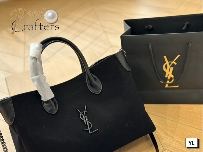 ⁦YSL Saint Laurent Tote Shoulder Bag Handbag⁩ - الصورة ⁦2⁩