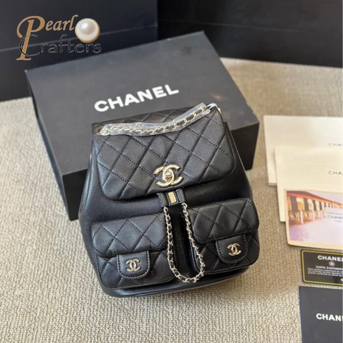 ⁦Chanel  Duma Backpack Caviar calfskin bags⁩ - الصورة ⁦2⁩