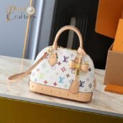 ⁦Louis Vuitton LV Takashi Murakami Alma Shell Bag Crossbody Handbag  M13078⁩ - الصورة ⁦2⁩