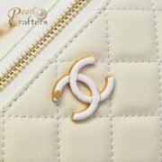 Chanel Handle Vanity Case with Mirror and Chain Black Shoulder Bag Handbag - Image 17