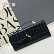 Bottega Veneta BV Clutch Intrecciat Braided Leather Clutch Bag Clutch Bag