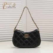 ⁦Chanel 23K Double C Hobo Chain Shoulder Bag Handbag⁩ - الصورة ⁦2⁩
