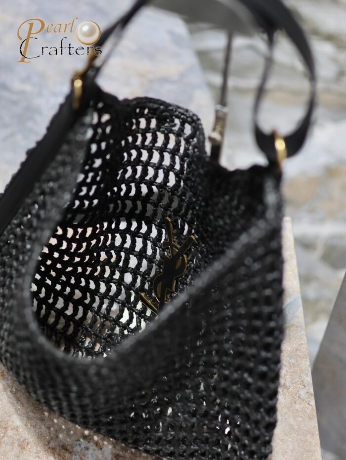 Saint Laurent 10A Handbag Shoulder Bag Top Mirror Quality Version OXALIS Woven Shoulder Bag - Image 6