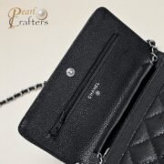 Chanel Woc Caviar Classic Silver Hardware Shoulder Bag Handbag - Image 8