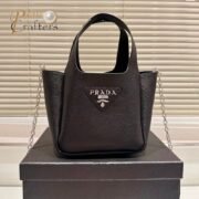 ⁦Prada Leather Handbag Tote Bag⁩ - الصورة ⁦2⁩