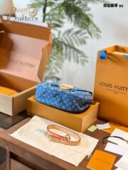 Louis Vuitton Denim Shoulder Bag - Image 3