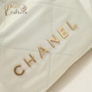 ⁦Chanel 22 Trash Bag Golden Hardware Mini Shoulder Bag Handbag⁩ - الصورة ⁦6⁩