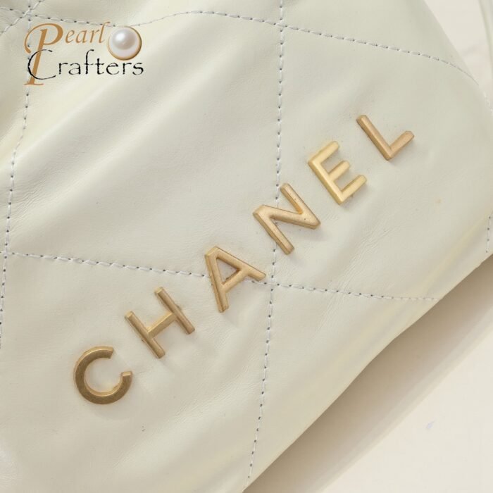 ⁦Chanel 22 Trash Bag Golden Hardware Mini Shoulder Bag Handbag⁩ - الصورة ⁦6⁩
