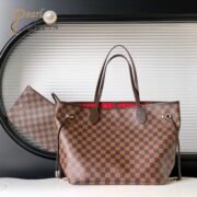 Louis Vuitton LV Neverfull Monogram Damier MM N41357 Tote Bag Handbag 10A quality - Image 2