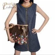 ⁦Louis Vuitton LV  Takashi Murakami Neverfull MM Tote Bag Shopper Shoulder Bag M13675 M13271 M40995⁩ - الصورة ⁦3⁩