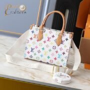 Louis Vuitton LV Takashi Murakami OnTheGo Tote Shoulder Crossbody Bag - Image 4
