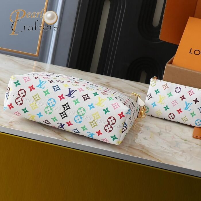 ⁦Louis Vuitton LV Takashi Murakam  Tote Bag Shopper Handbags⁩ - الصورة ⁦5⁩