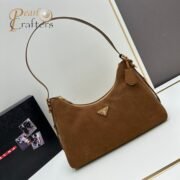⁦Prada Aimée medium suede shoulder bag 10A quality 1BC228⁩ - الصورة ⁦2⁩