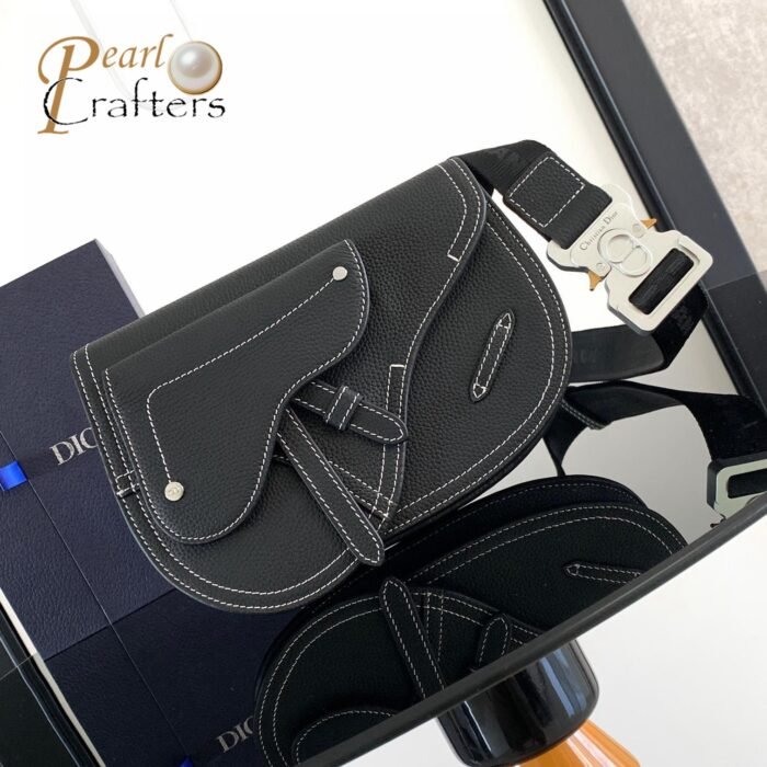 DIOR Saddle Men Clutch bag Mirror Embroidery Crossbody Bag 10A - Image 2