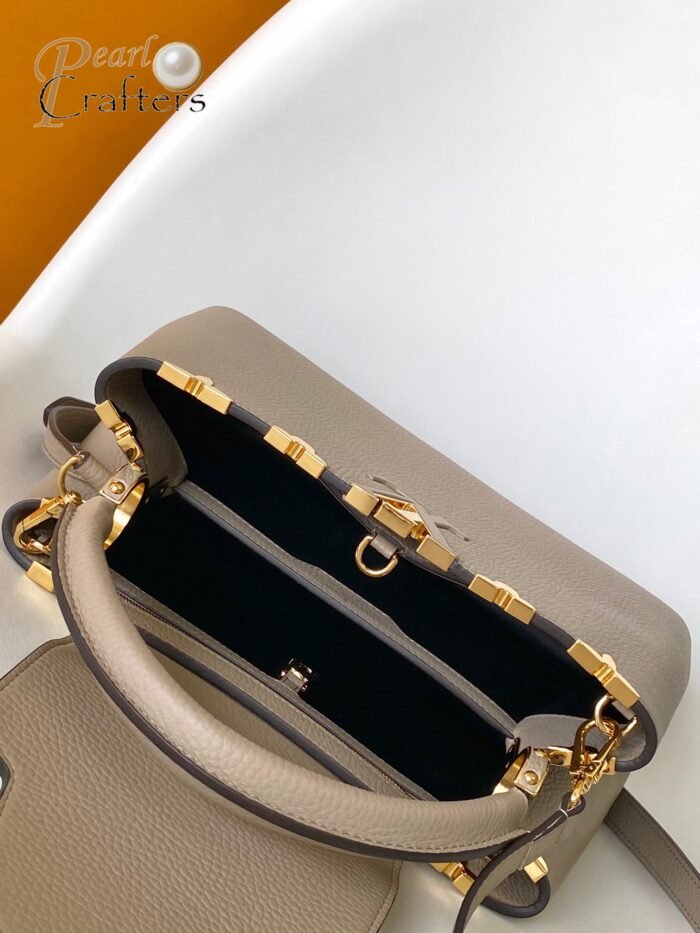 Louis Vuitton 10A Handbag Shoulder Bag Top Mirror Quality Version Capucines M54664 - Image 8