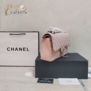 Chanel leather caviar CF series diamond bag - Image 2