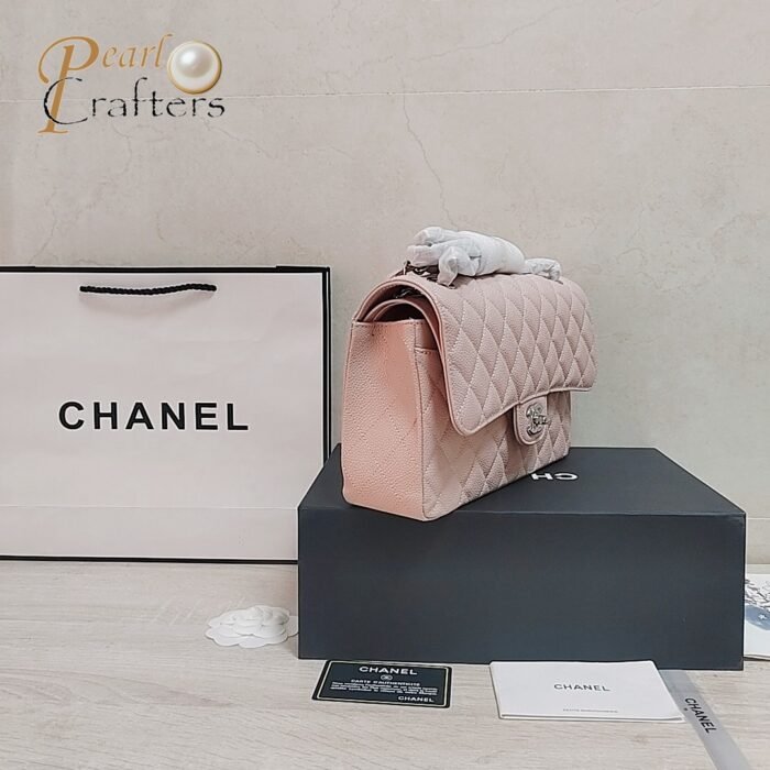 Chanel leather caviar CF series diamond bag - Image 2