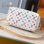 ⁦Louis Vuitton LV Takashi Murakami Nano Speedy Crossbody Shoulder Bag M13805 M13257⁩ - الصورة ⁦5⁩