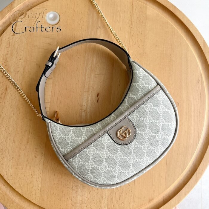 ⁦Gucci Marmnt Half Moon Shoulder Bag Handbag⁩ - الصورة ⁦13⁩