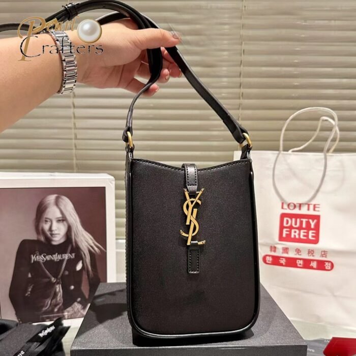 Saint Laurent YSL LE5 À 7 Mini Shoulder Bag - Image 2