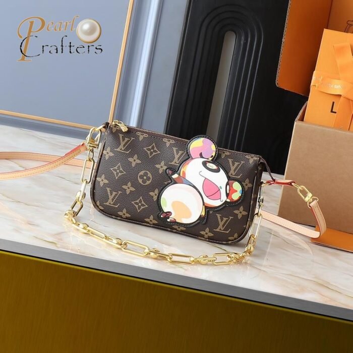 Louis Vuitton LV Takashi Murakami Pochette Accessories Mahjong Bag Shoulder Bag M13440 - Image 2