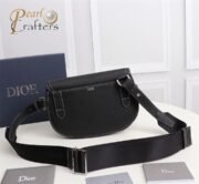⁦DIOR Saddle Men  Embroidery Crossbody Bag 10A⁩ - الصورة ⁦4⁩