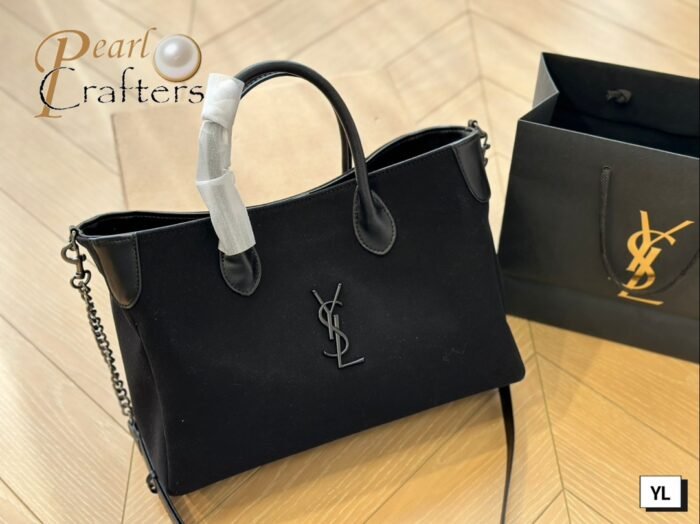 ⁦YSL Saint Laurent Tote Shoulder Bag Handbag⁩ - الصورة ⁦8⁩