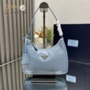 ⁦Prada e-Edition 2000 Hobo Handbag Nylon Shoulder Bag 10A⁩ - الصورة ⁦5⁩