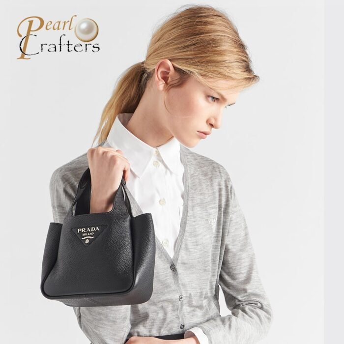 ⁦Prada Leather Handbag Tote Bag⁩ - الصورة ⁦3⁩