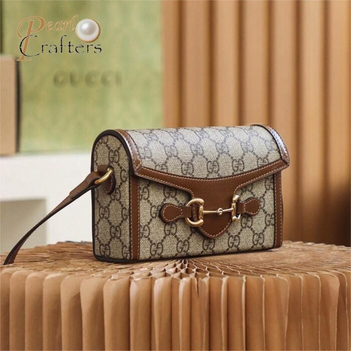 GUCCI 1955 Horsebit Shoulder Mini Bag 10A Mirror Quality Version 699296 - Image 2