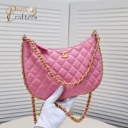 ⁦Chanel 23B Hobo Shoulder Bag Handbag⁩ - الصورة ⁦5⁩