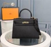 Hermes Kelly Gold Buckle Bag-Epsom Shoulder Bag Handbag - Image 15