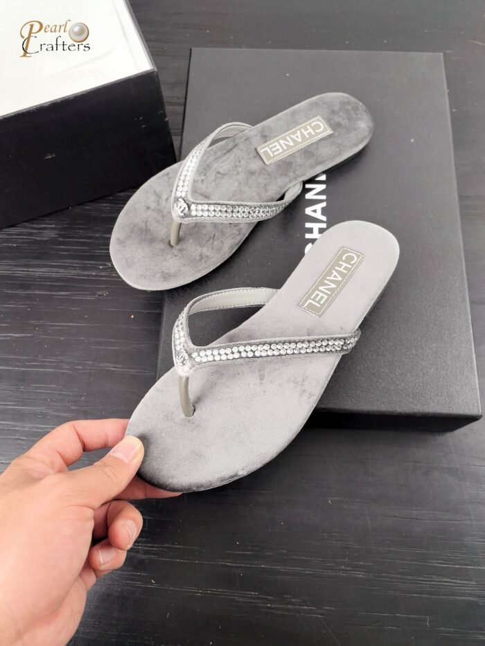 Chanel Clip Toe Slipper Sandals Casual Shoes - Image 2